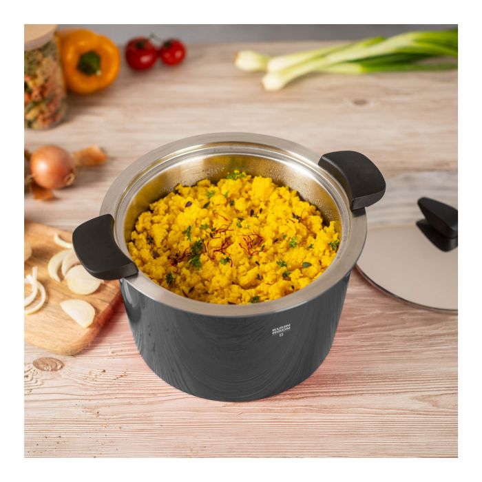 KUHN RIKON 鍋　ボウル HOTPAN® stew pot grey 5l/22cm