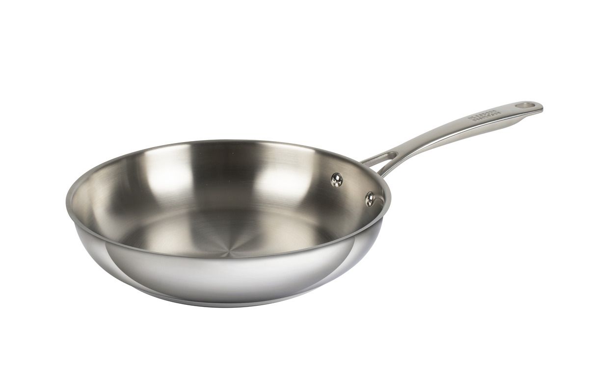 【スイス製】KUHN RIKON ステンレス フライパン 内径28cm シルバー Allround Frying Pan 28 cm uncoated