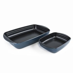 Easy Glass Ovenware, Set of 2, blue