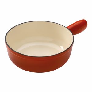 Fondue pot induction cast iron 24cm