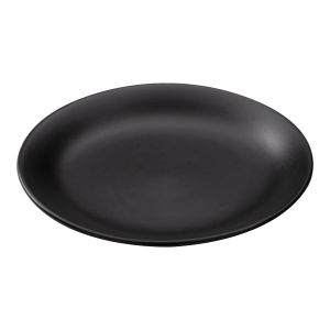 Plate black  Ø 19 cm