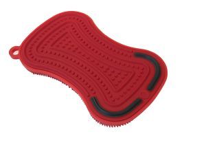 Stay Clean 3-in-1 Scrubber Red