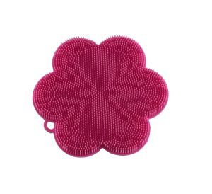 Silicone Scrubber Flower -Pink