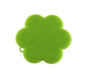 Silicone Scrubber Flower-Green