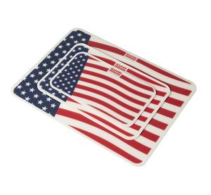 Kuhn Rikon 3-Piece Anti-Microbial Printed Cutting Boards - Americana