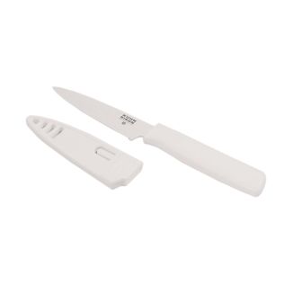 Paring Knife Colori Serrated, White - Bulk