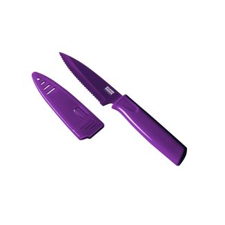 Paring Knife Colori Serrated, Purple - Bulk
