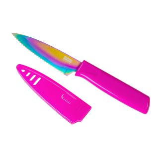 Paring Knife Colori Serrated, Rainbow - Bulk