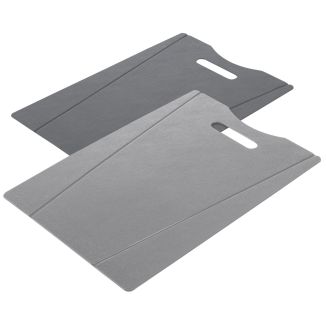 Chopping boards set 2pcs grey/dark grey