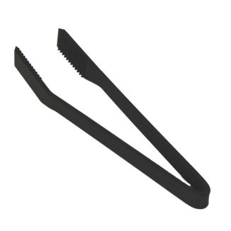 Silicone Chef's Tongs Black large