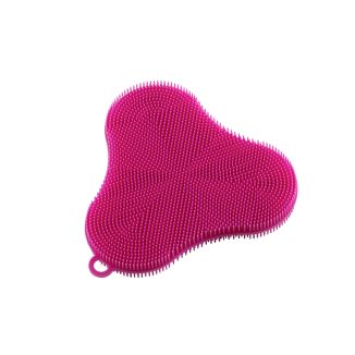 Silicone Scrubber Clover - Pink