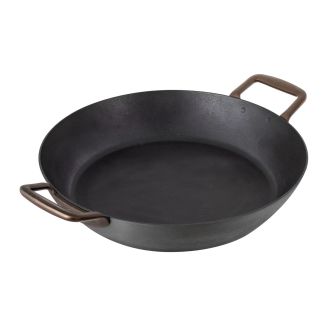 Black Star Frying pan iron with side handles 28 cm