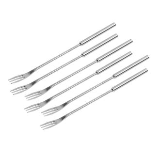 Cheese fondue forks stainless steel 6pcs