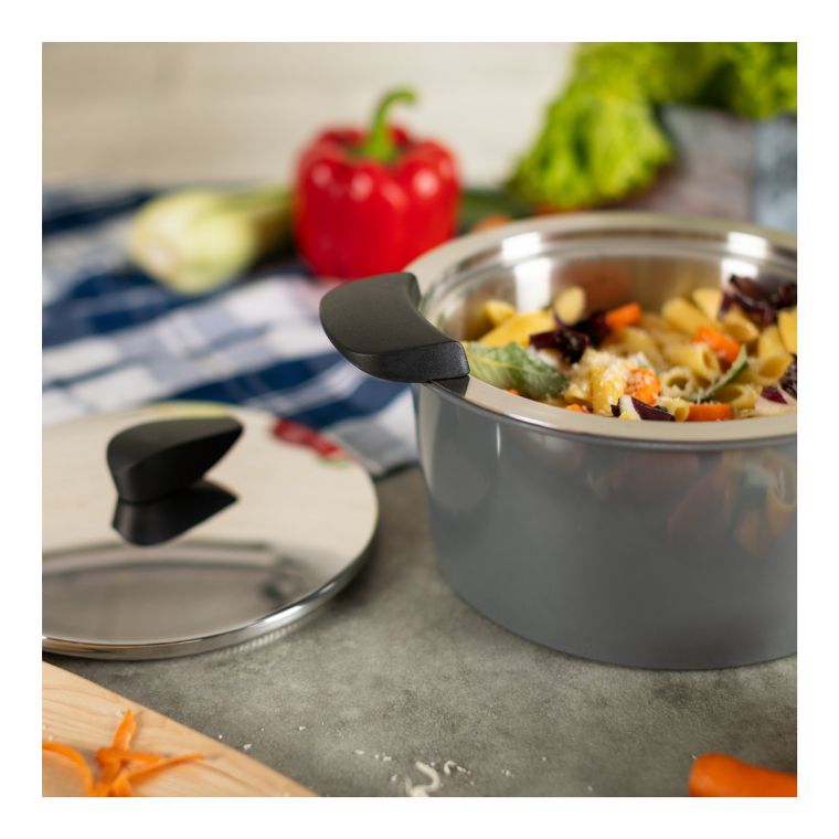 HOTPAN® serving casserole grey 2l/18cm