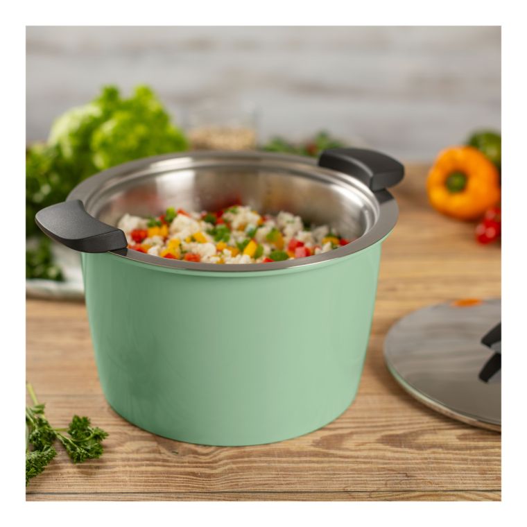 HOTPAN® Stew pot ocean green 5.0 L · Ø 22 cm