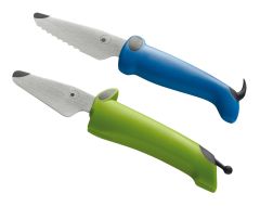 Kinderkitchen Dog Knife Set 2 pcs green/blue