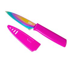 Paring Knife Colori Serrated, Rainbow - Bulk