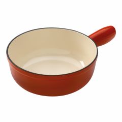 Fondue pot induction cast iron 24cm