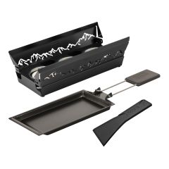 Raclette set Candle Light mini Alpenglühen black